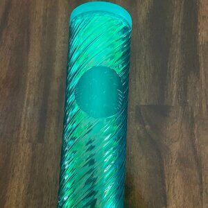 Starbucks Tumbler 16oz Green 2022 Twist Lid Plastic 9" Tall